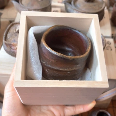 ?****?备前烧杯子一个一个