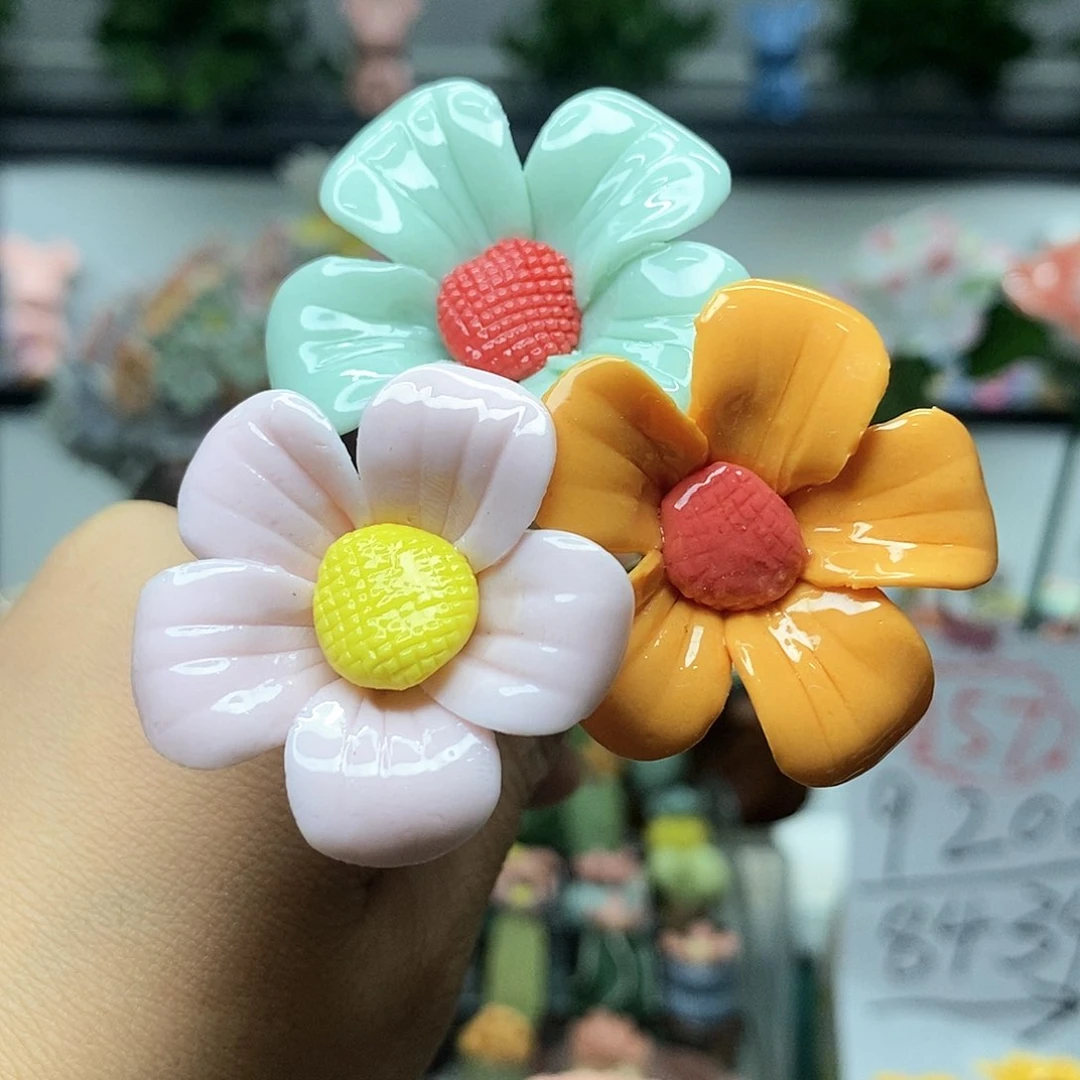 手工制作工艺品三朵花