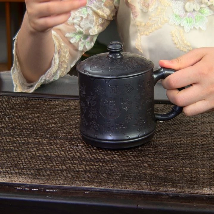 茶杯紫砂高货放漏