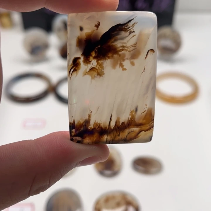 玛瑙/玉髓未镶嵌吊坠(不含链)