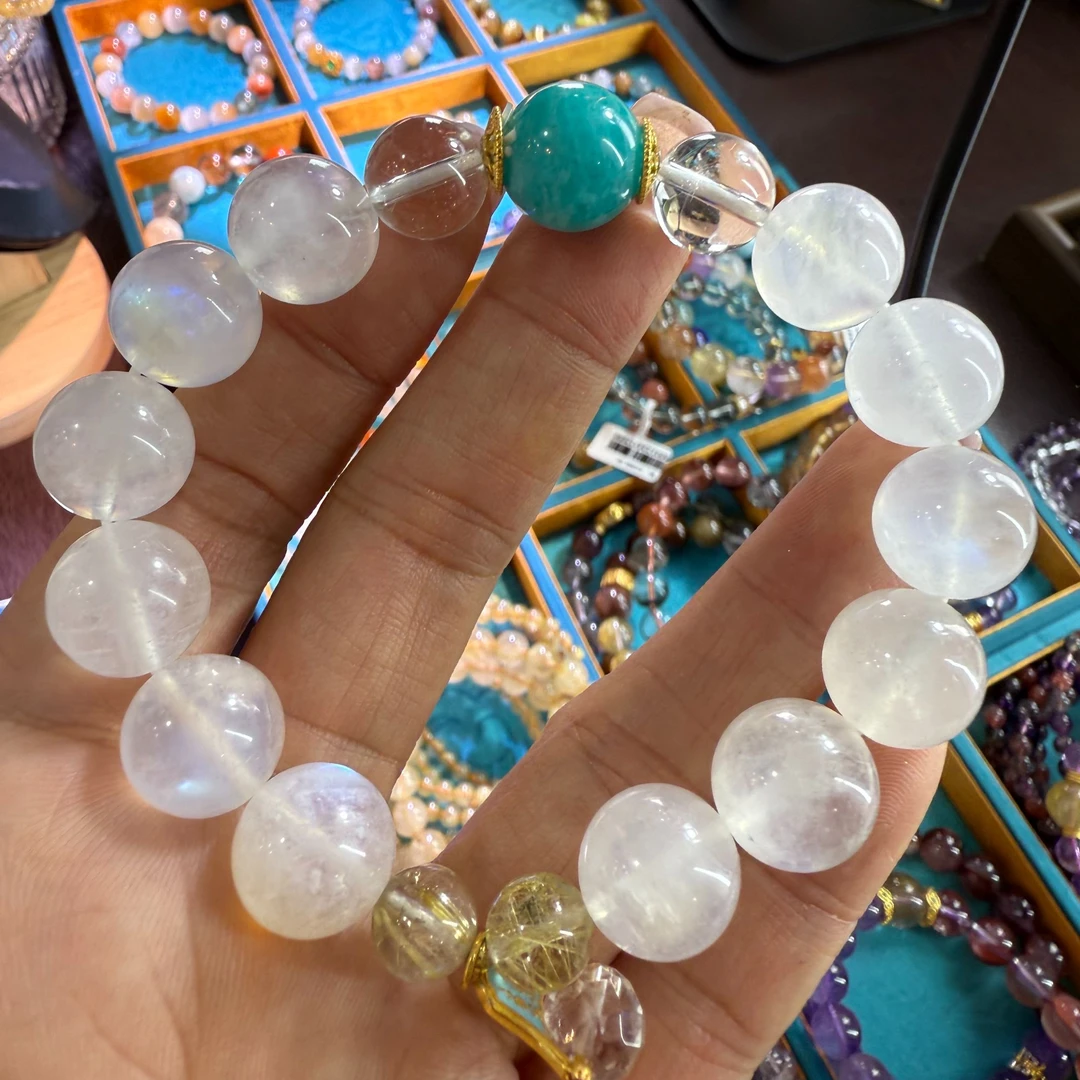 水晶手串原创国风设计百搭款