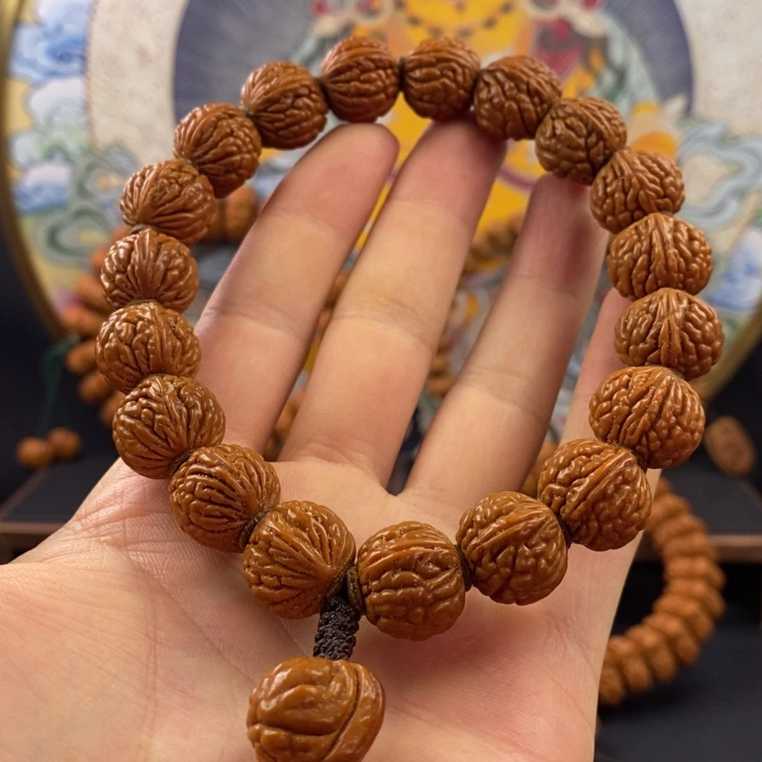 桃核手串16荔枝手串