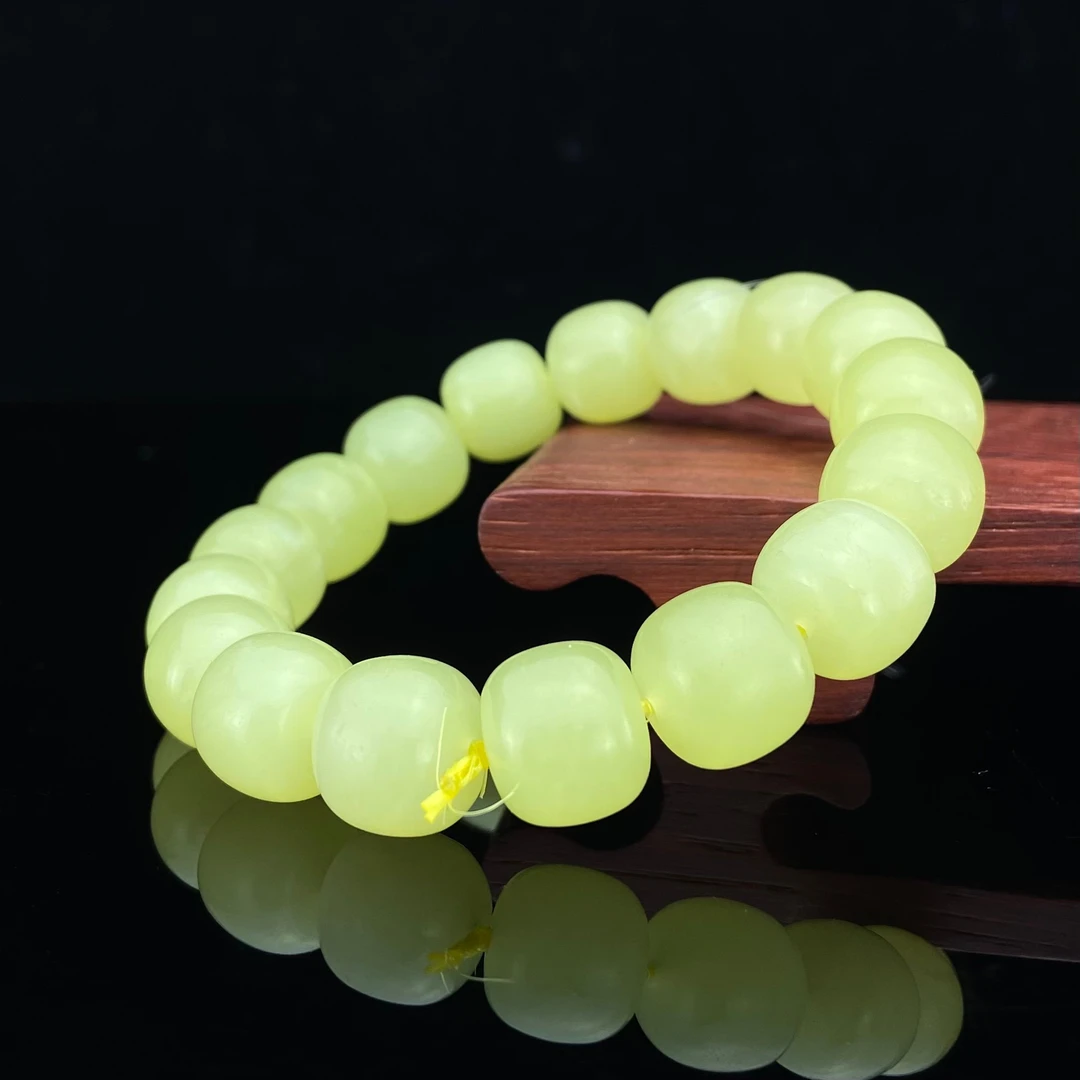 和田玉  黄口手串/朵云轩 WGK1008HC