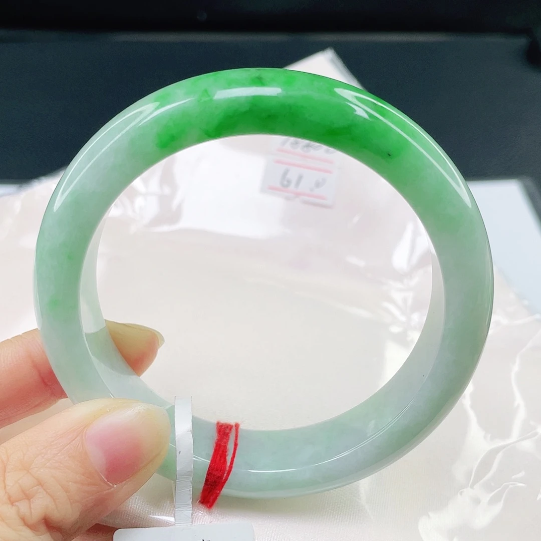 未镶嵌手镯翡翠正圈61  029