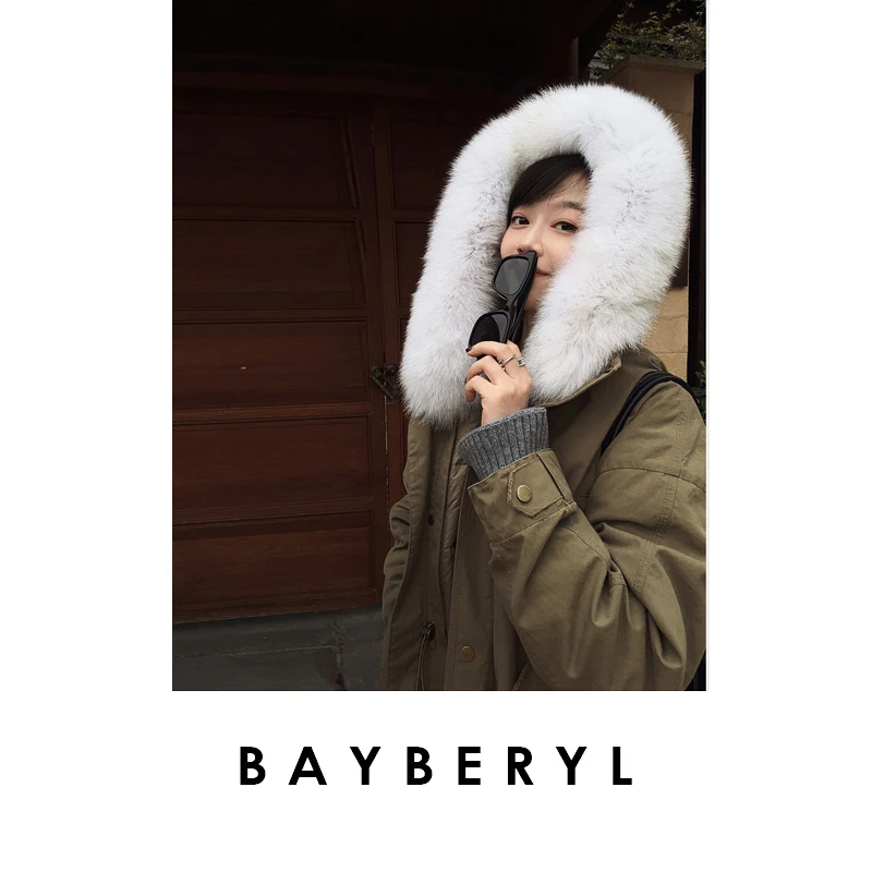 BAYBERYL老贝大飞侠* 毛领三合一可拆派克冬羽绒服YRF5I2705-11/9