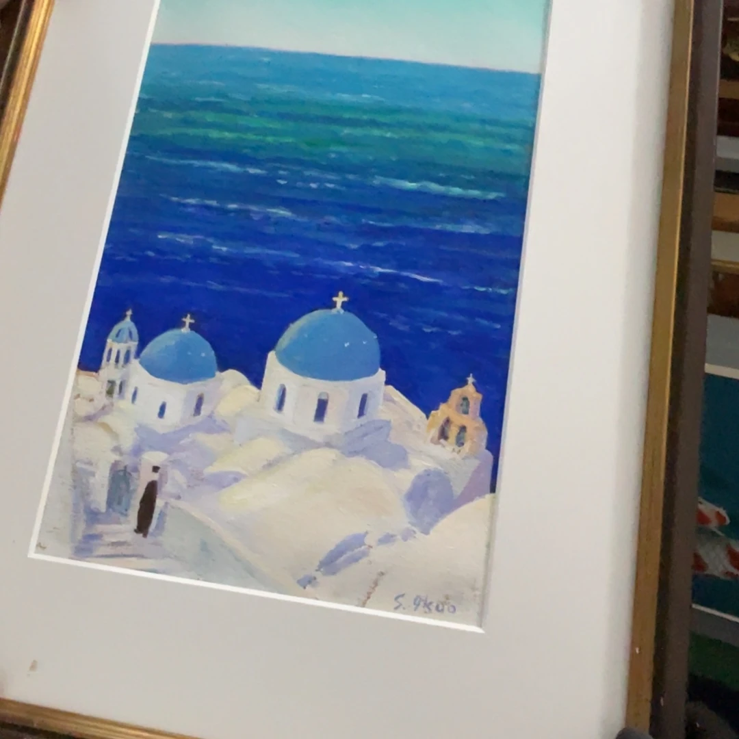 云***G 中古字画有轻微残破不退不换