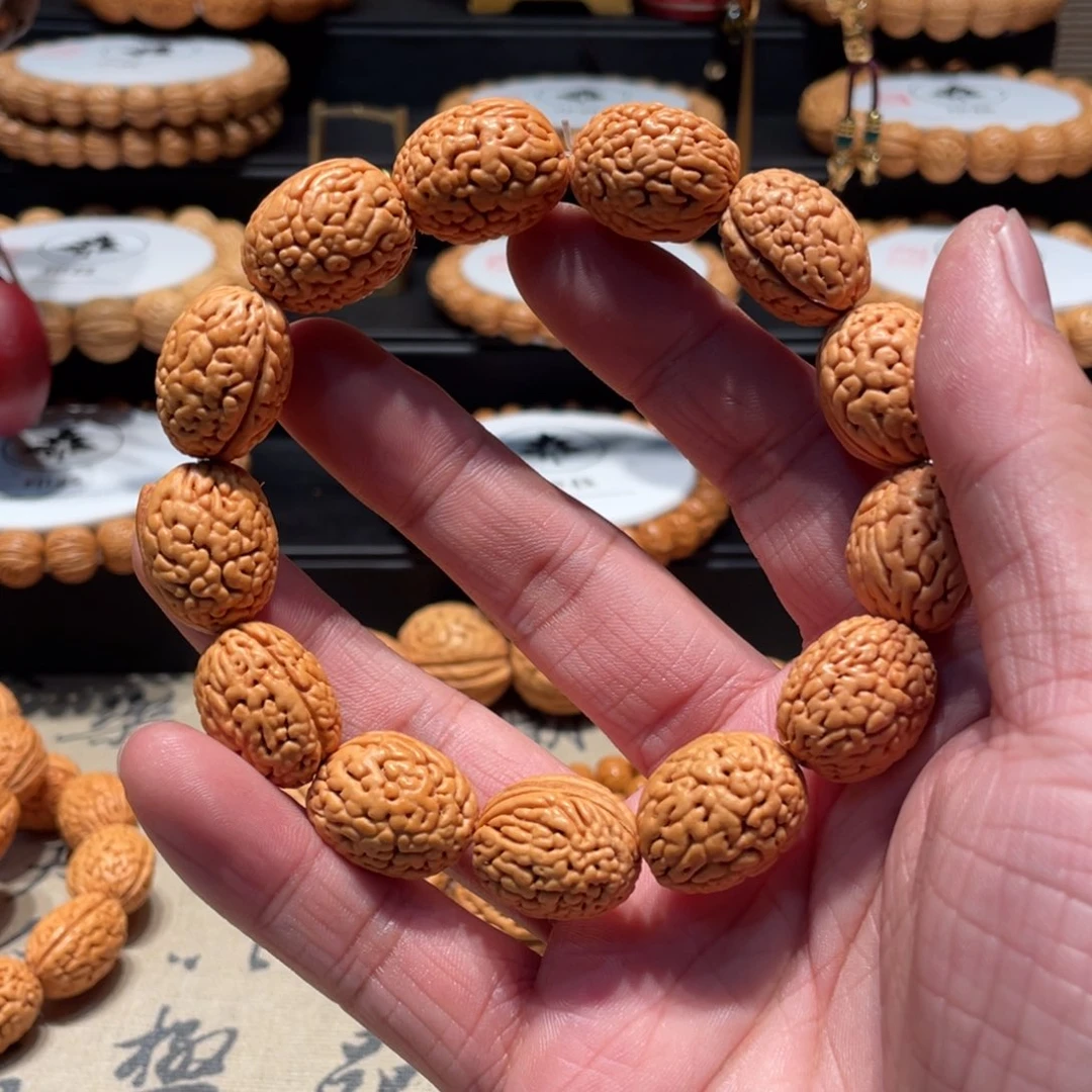 就***敌手串桃核钱袋子手串3#