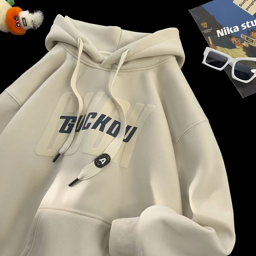 冬季新款潮牌男女宽松百搭时尚卫衣