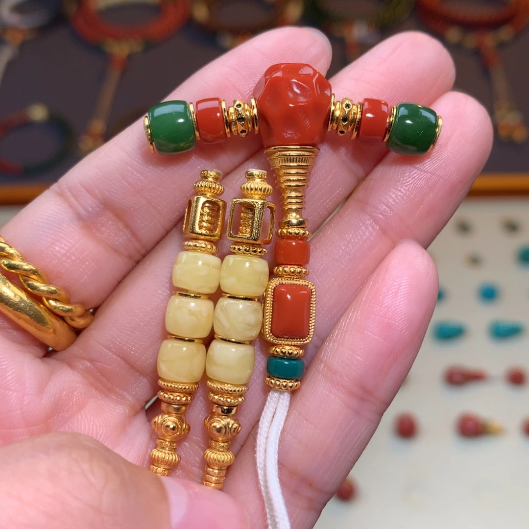 南红玛瑙未镶嵌颈饰