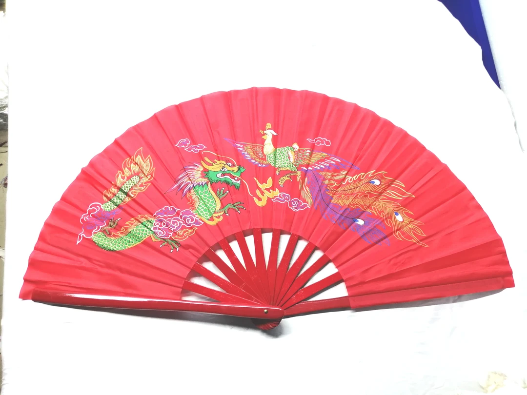 太极扇竹骨扇      龙凤扇