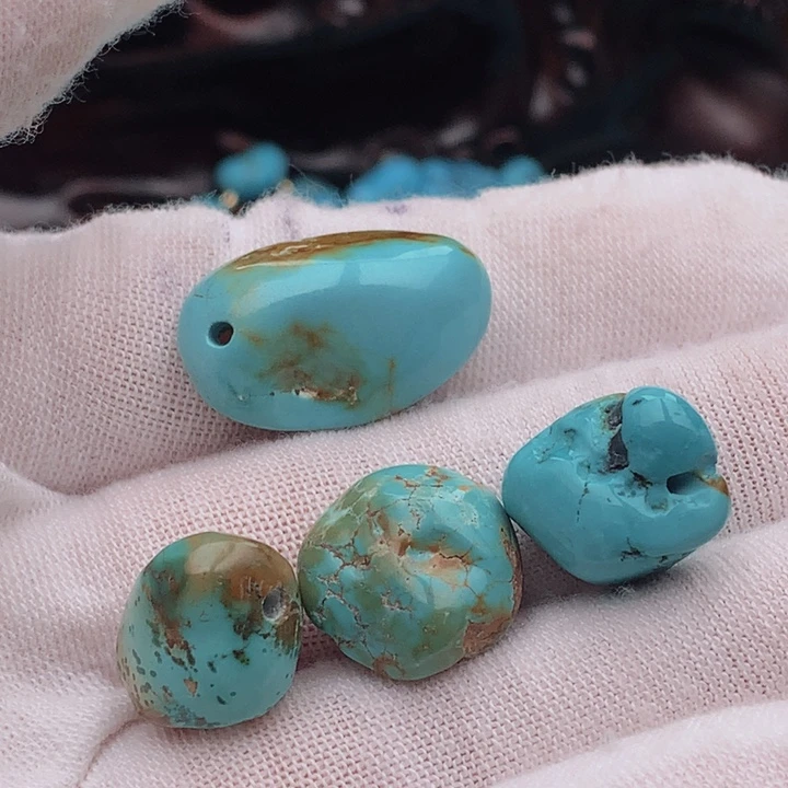 绿松石原矿未镶嵌开***啦