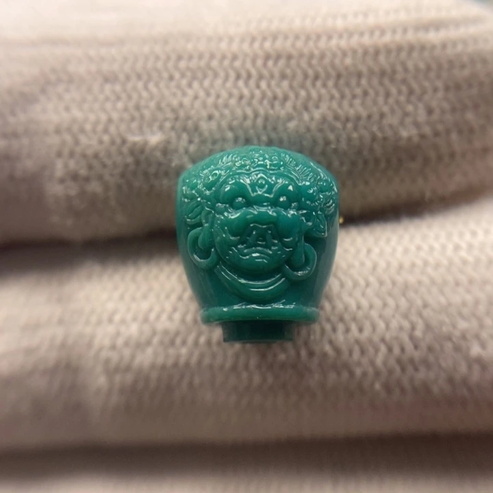 未镶嵌绿松石珠宝奇石三通10.3mm362