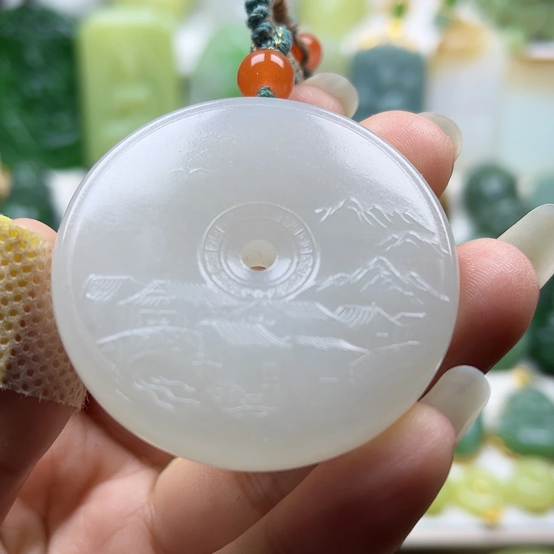 和田玉吊坠未镶嵌