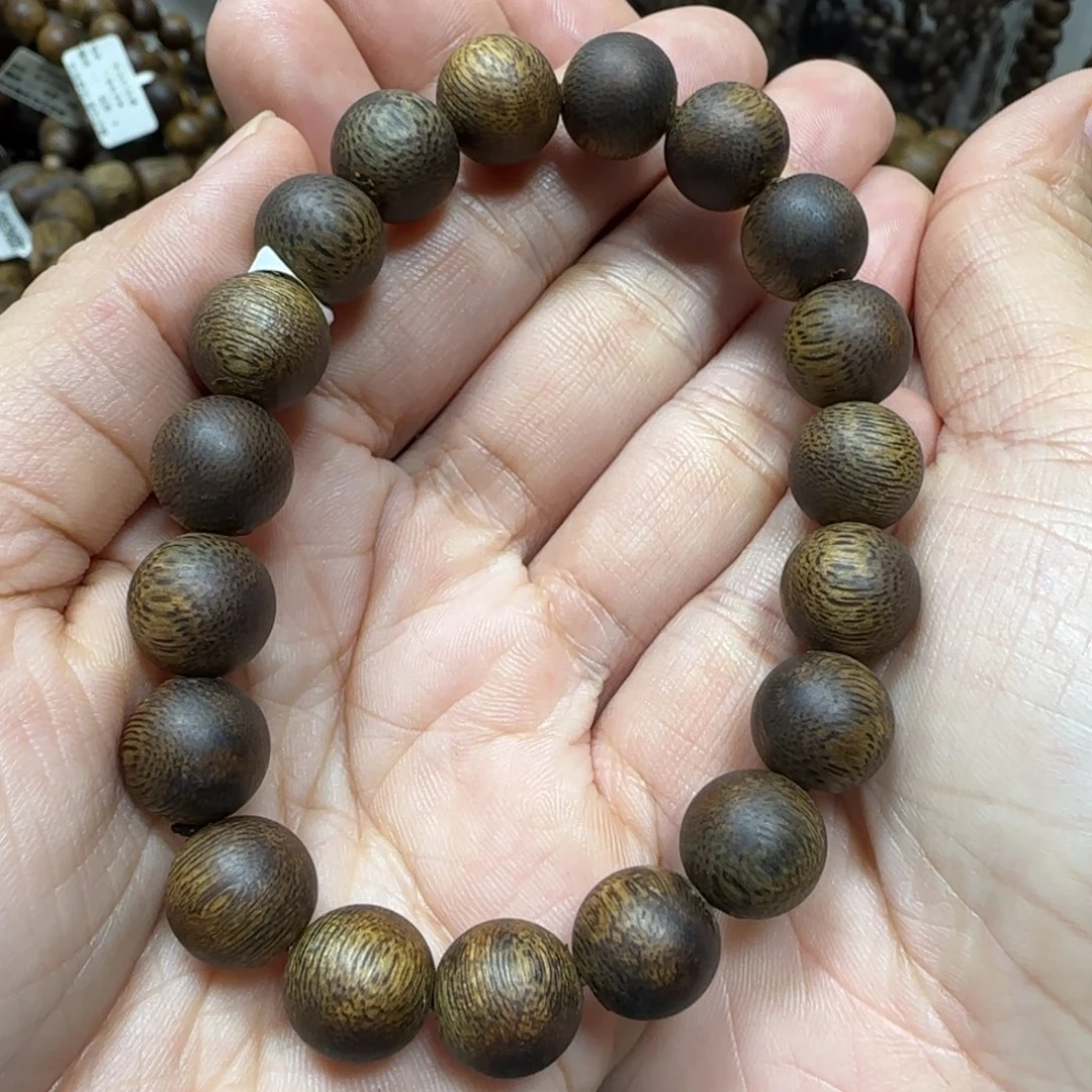 手串沉香浮沉莺歌绿多样性发货一条卡11-12克