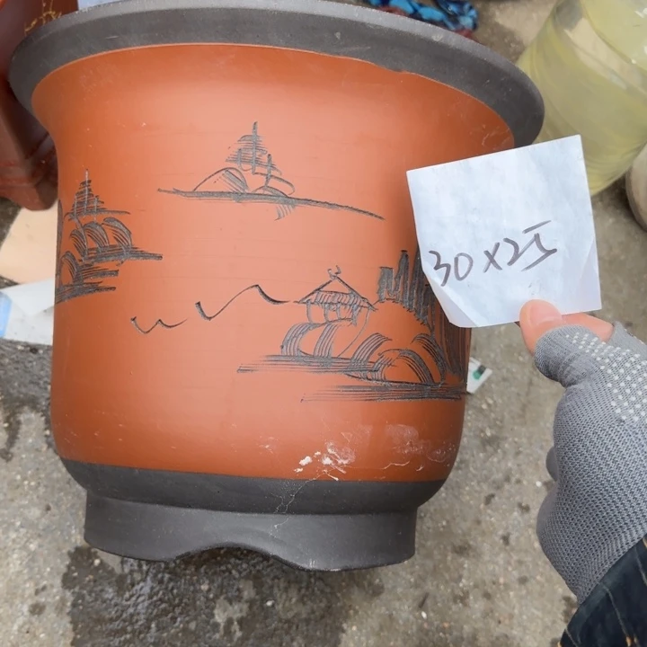 紫砂花盆特价商品