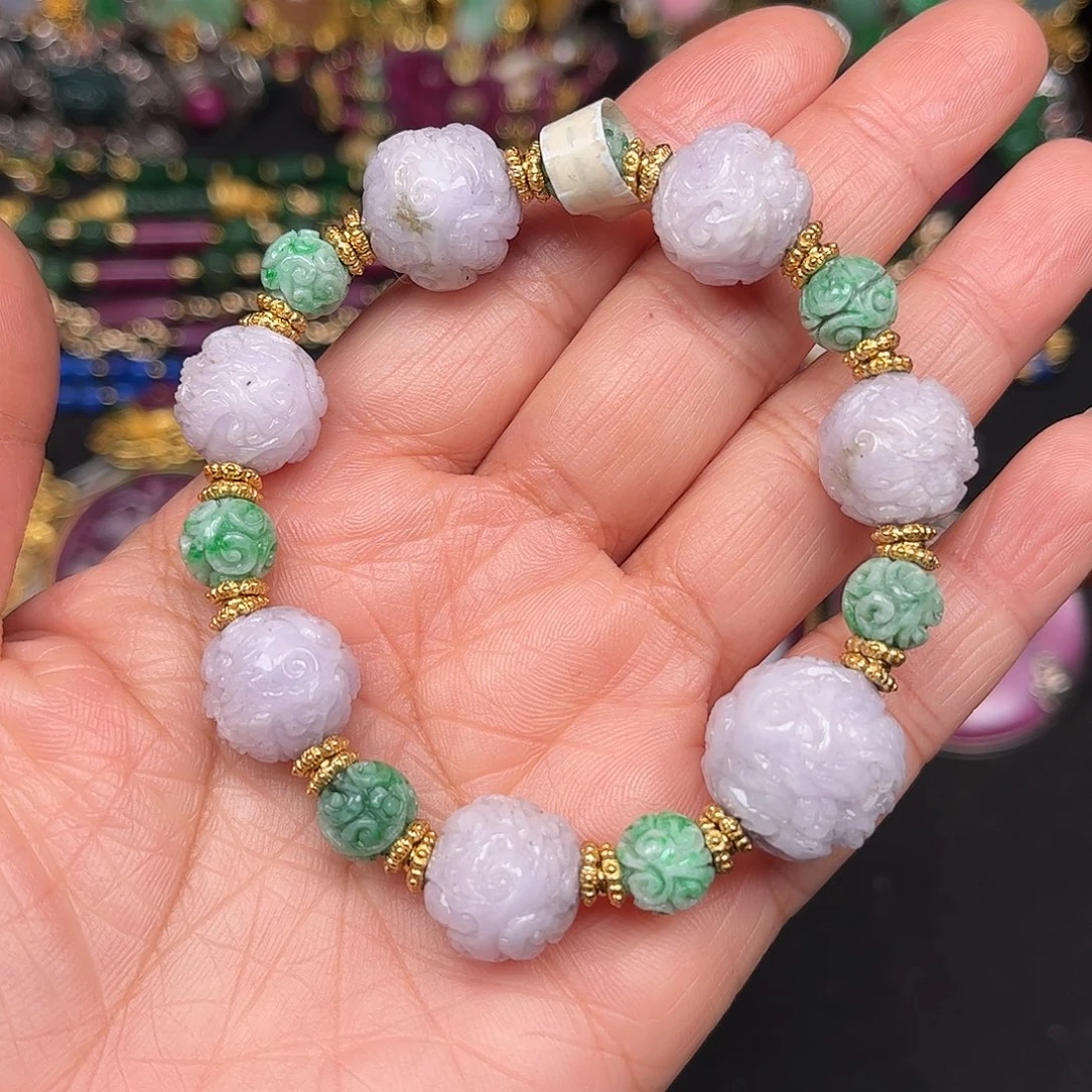 翡翠未镶嵌手链双十二直降价不议不退