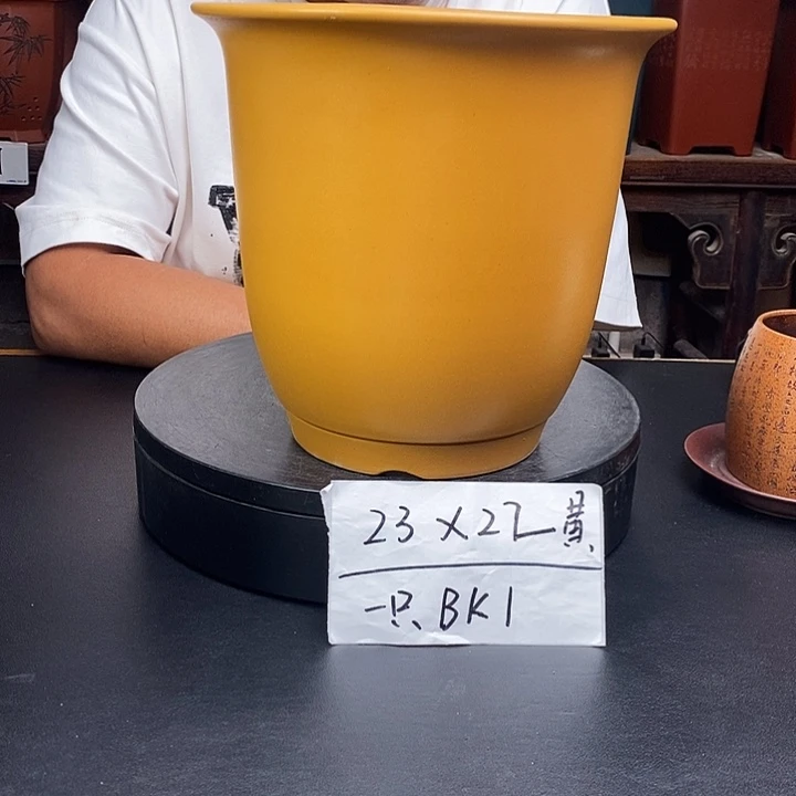 紫砂花盆货号一只Bk1