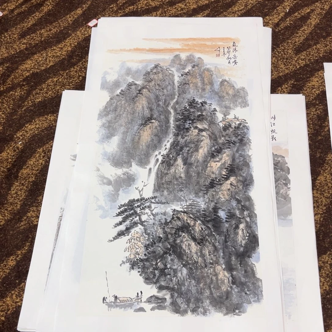 国画孙玉华老师三尺带托底