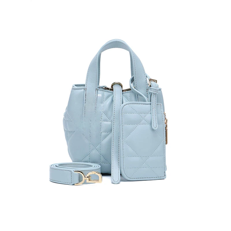 【麦搭专属】2025新款时尚百搭潮流小土著手提单肩包 1986-蓝色