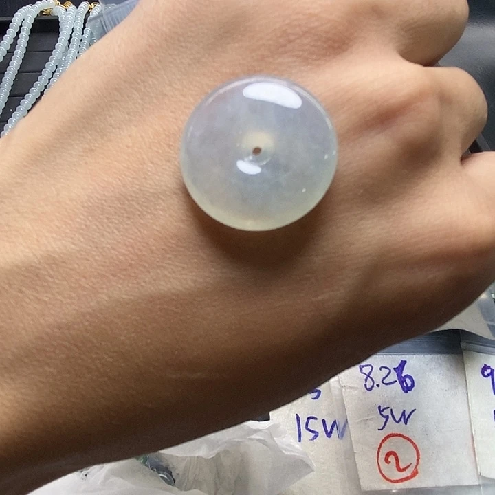 未镶嵌定制翡翠平安扣