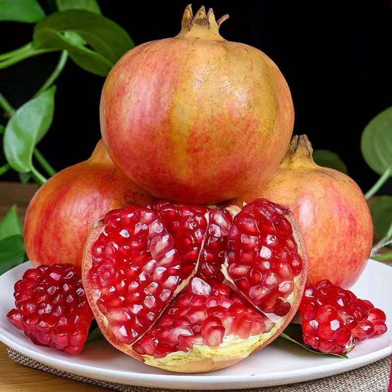 四川会理突尼斯软籽石榴四川甜石榴新鲜水果当季水果4.5斤