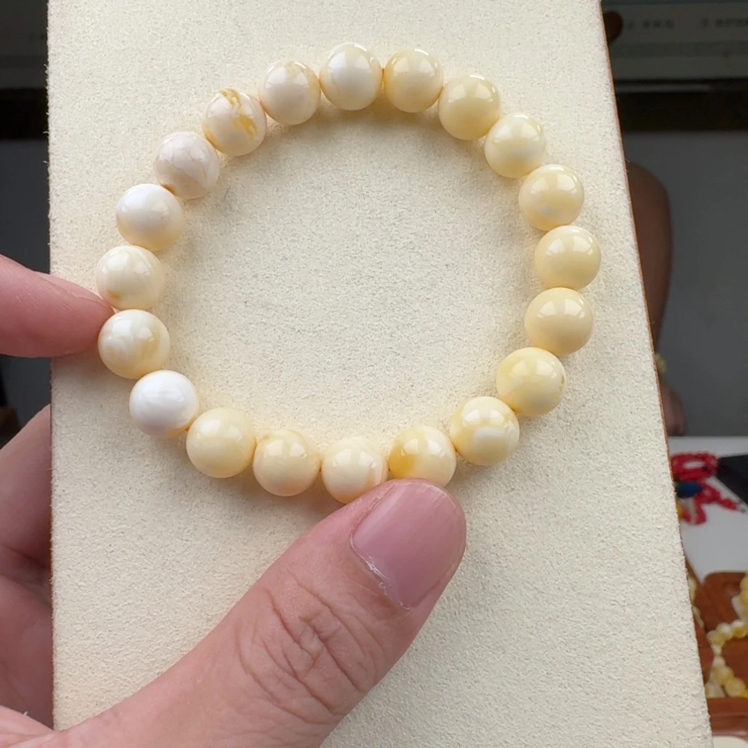 琥珀未镶嵌手链蜜蜡手串