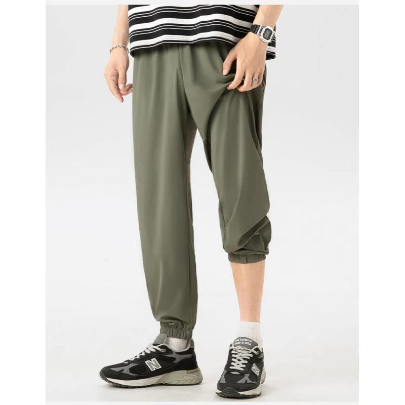 2095夏季透气情侣款速干冰丝休闲长裤