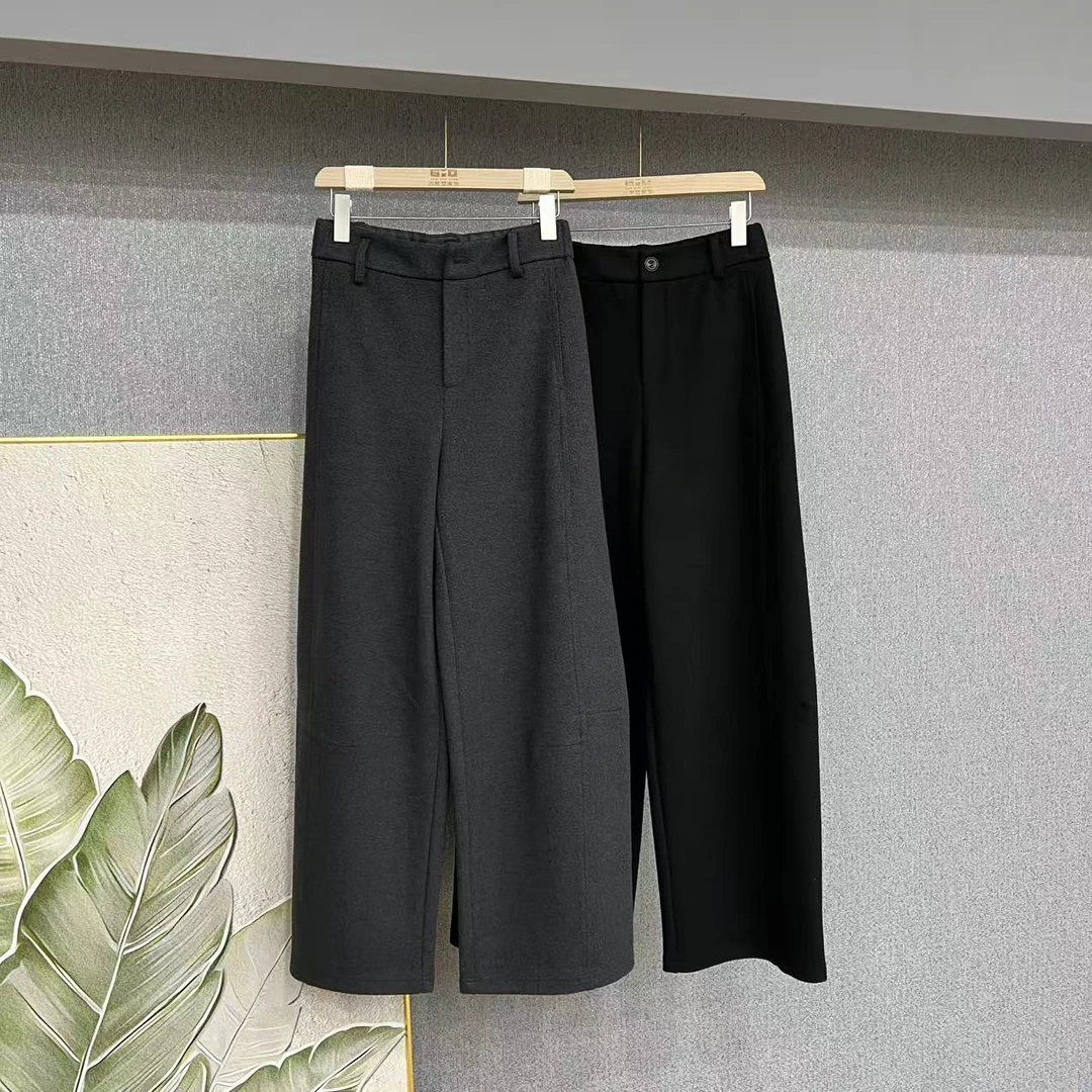 8112爆款！女士高品质休闲直筒裤