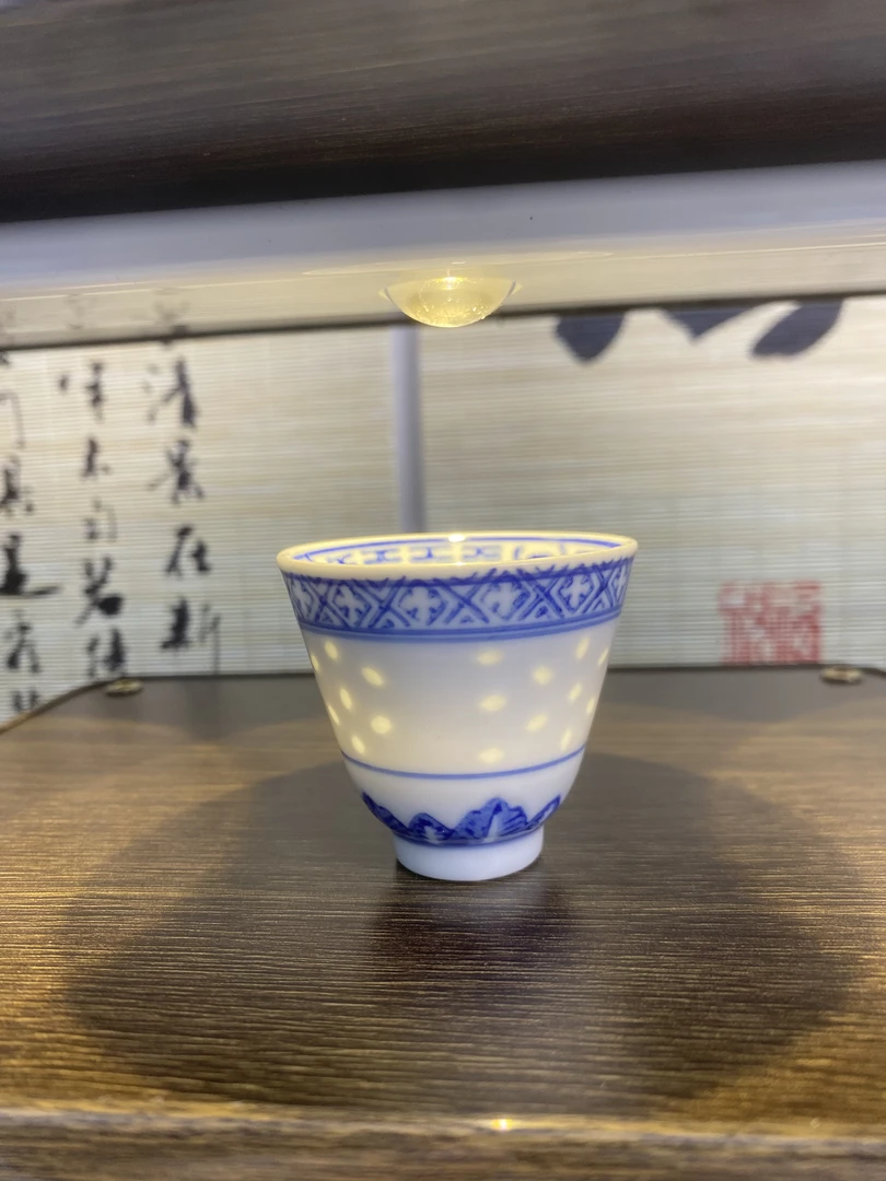 景德镇陶瓷手工玲珑瓷品茗杯客杯