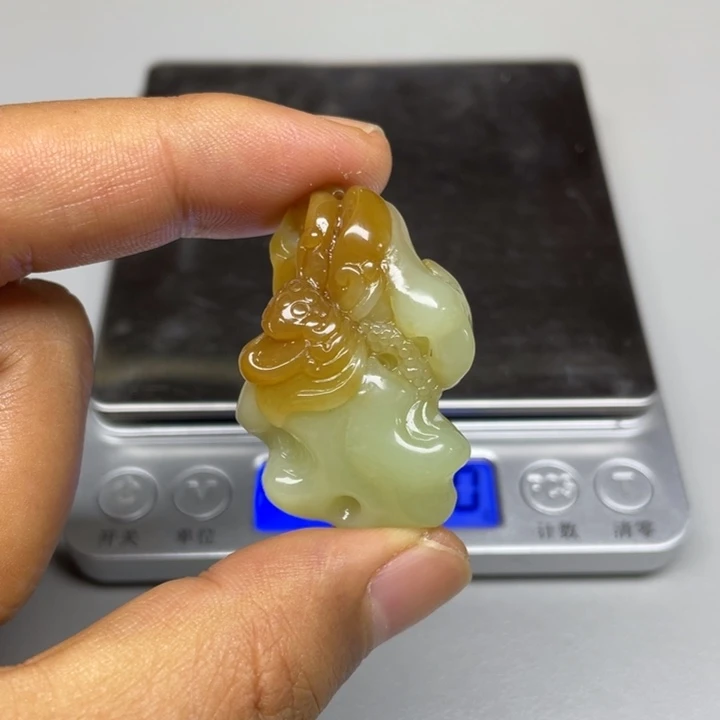 和田玉未镶嵌吊坠(不含链)用****0