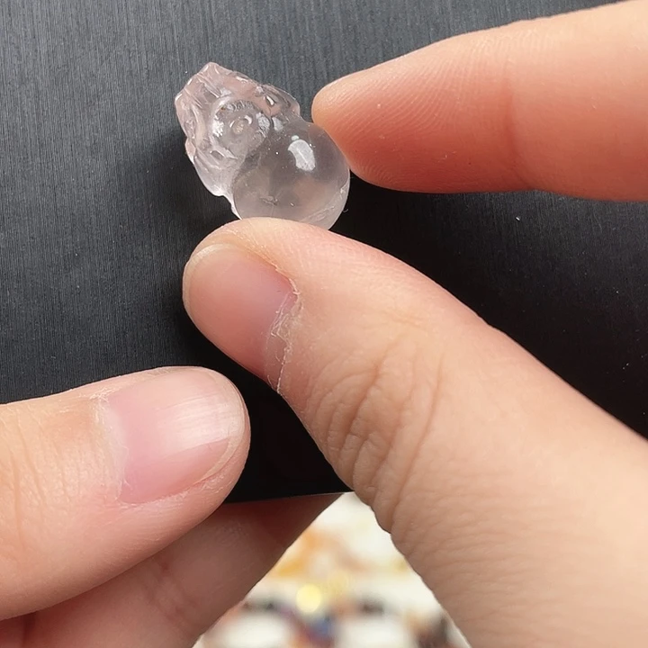 手链未镶嵌水晶粉水晶貔貅2