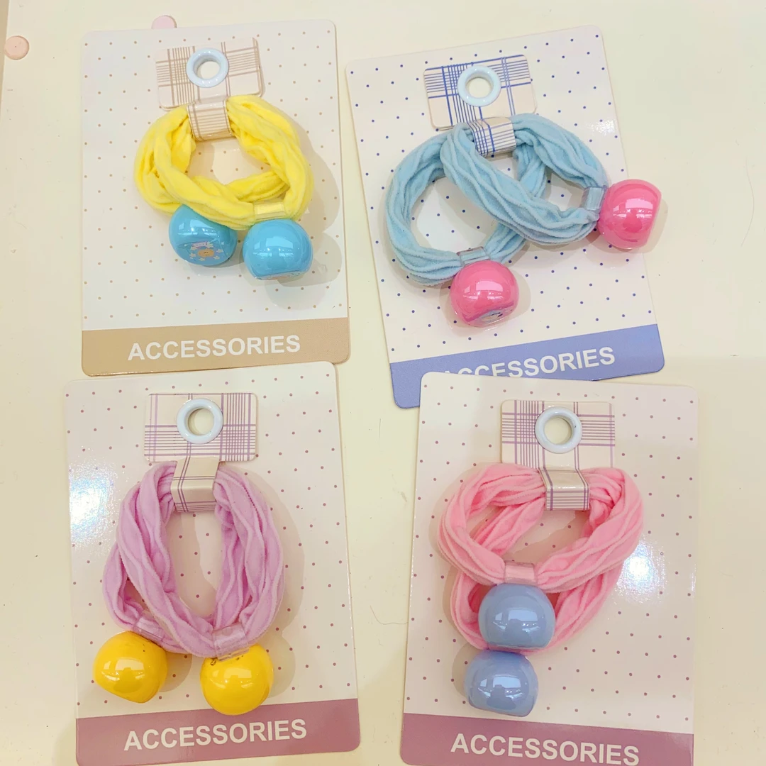 【HY-12231】发四卡 半球发圈可爱女童儿童配饰发绳发饰