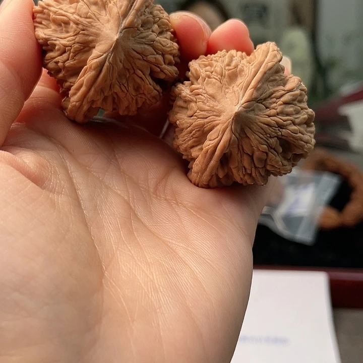 文玩核桃把件紫**来堂虎