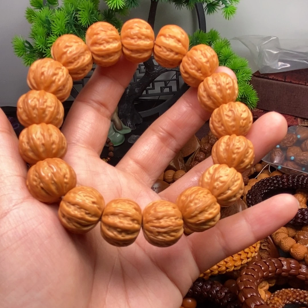 菩提籽类橄榄核雕刻手串手链项链吊坠