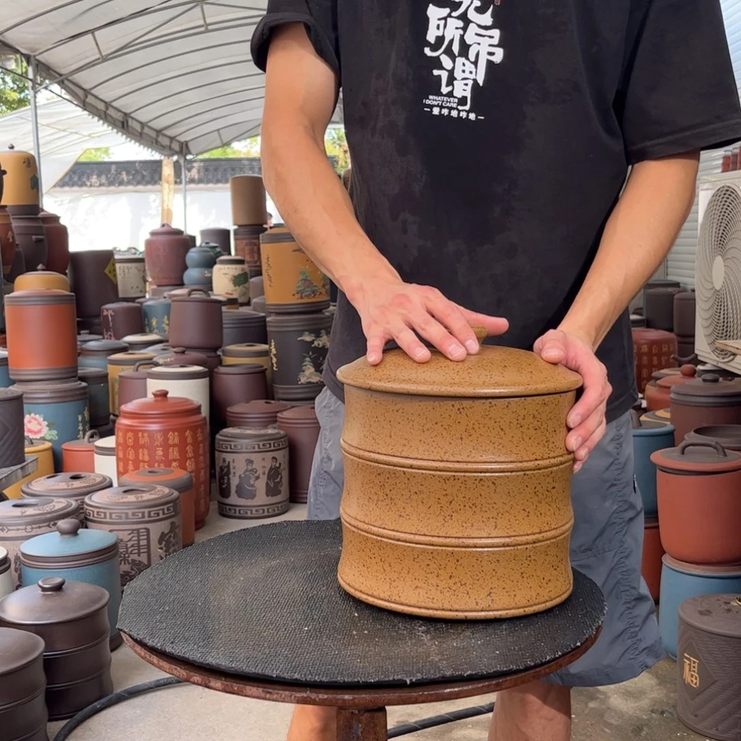 紫砂茶叶罐8 饼茶叶罐