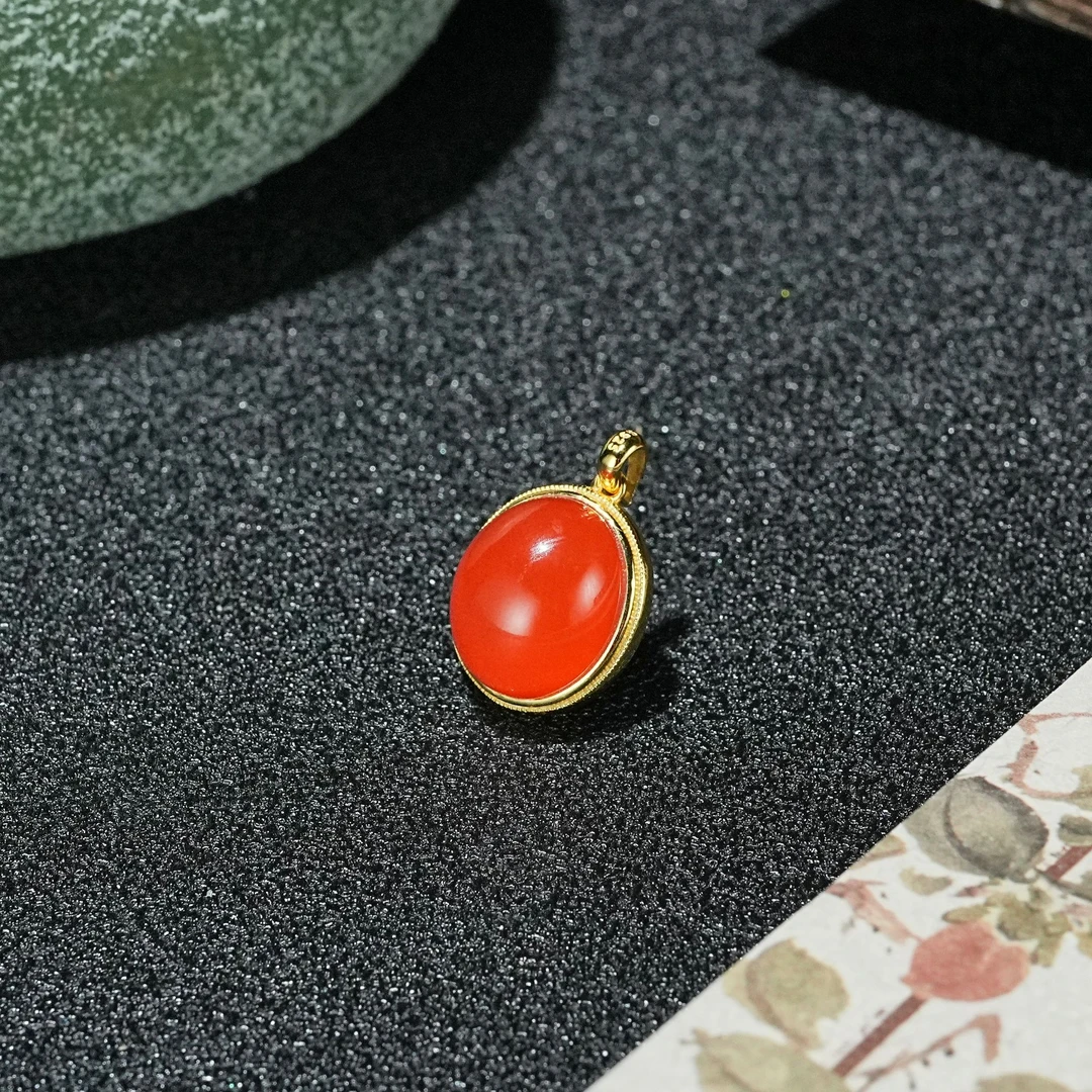 天然南红玛瑙吊坠 YC0441139