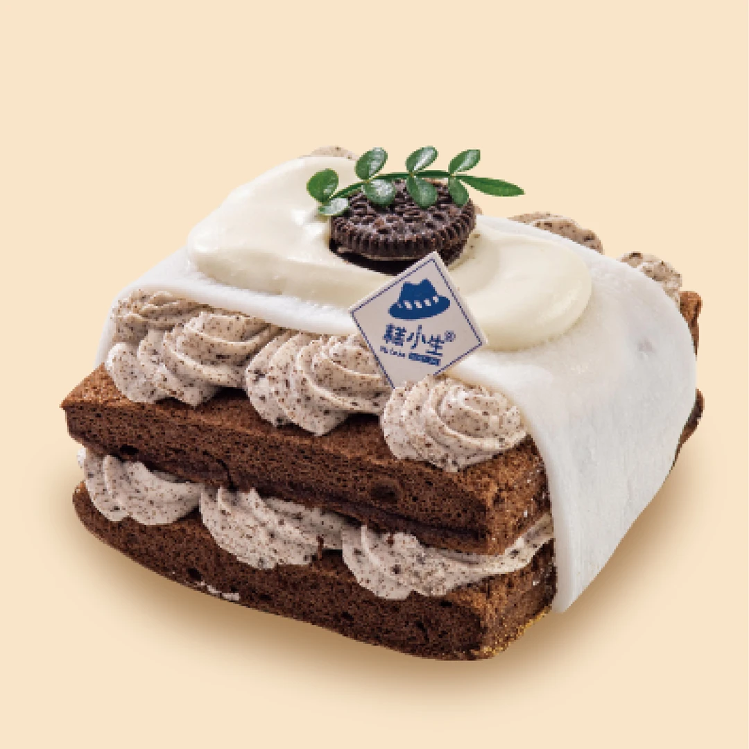 【甜品】奥利奥麻薯盖被蛋糕|冷藏保存