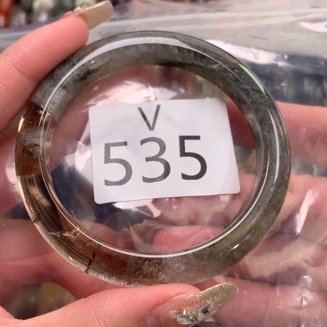 紫晶手镯未镶嵌水***丁手镯535-57