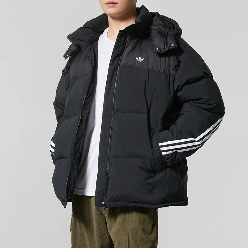 Adidas阿迪达斯三叶草男装2025冬季新款PUFFER DOWN羽绒服KC0173