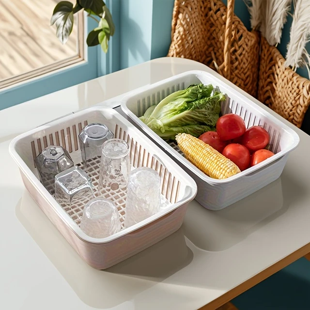 2023装碗筷收纳盒特大碗盘柜塑料带盖子厨房放碗碟沥水架餐具收纳