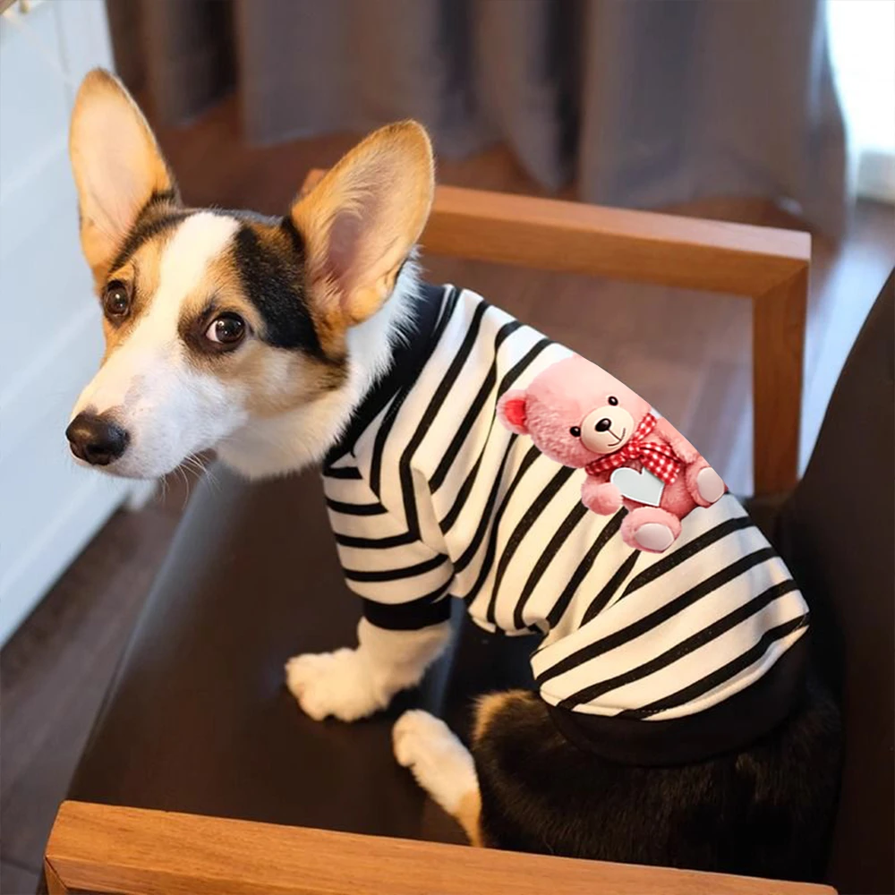 宠物狗狗猫咪春夏季薄款夏装掉毛衣服泰迪服装比熊春装防晒衣脱毛