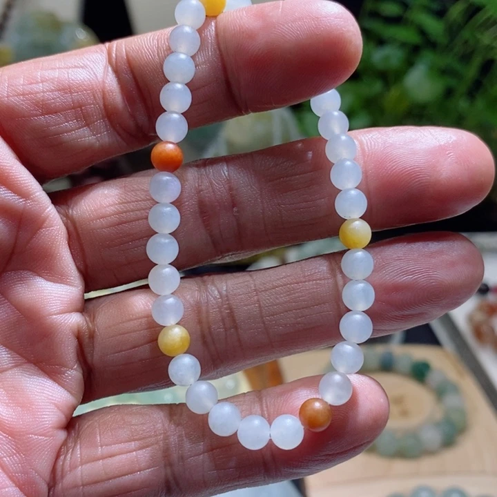 未镶嵌定制翡翠翡翠多宝手串