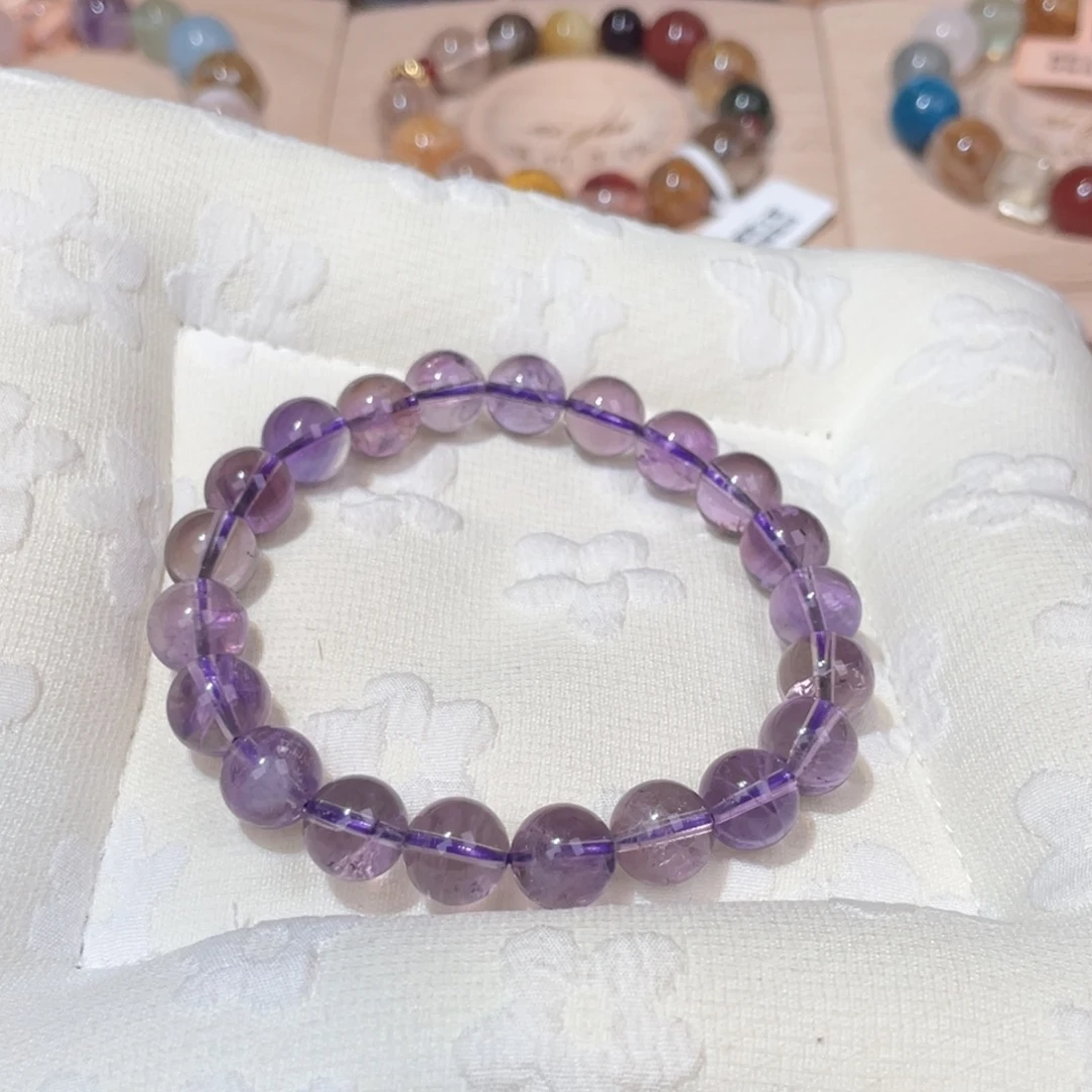 烟晶手链银S925镶嵌