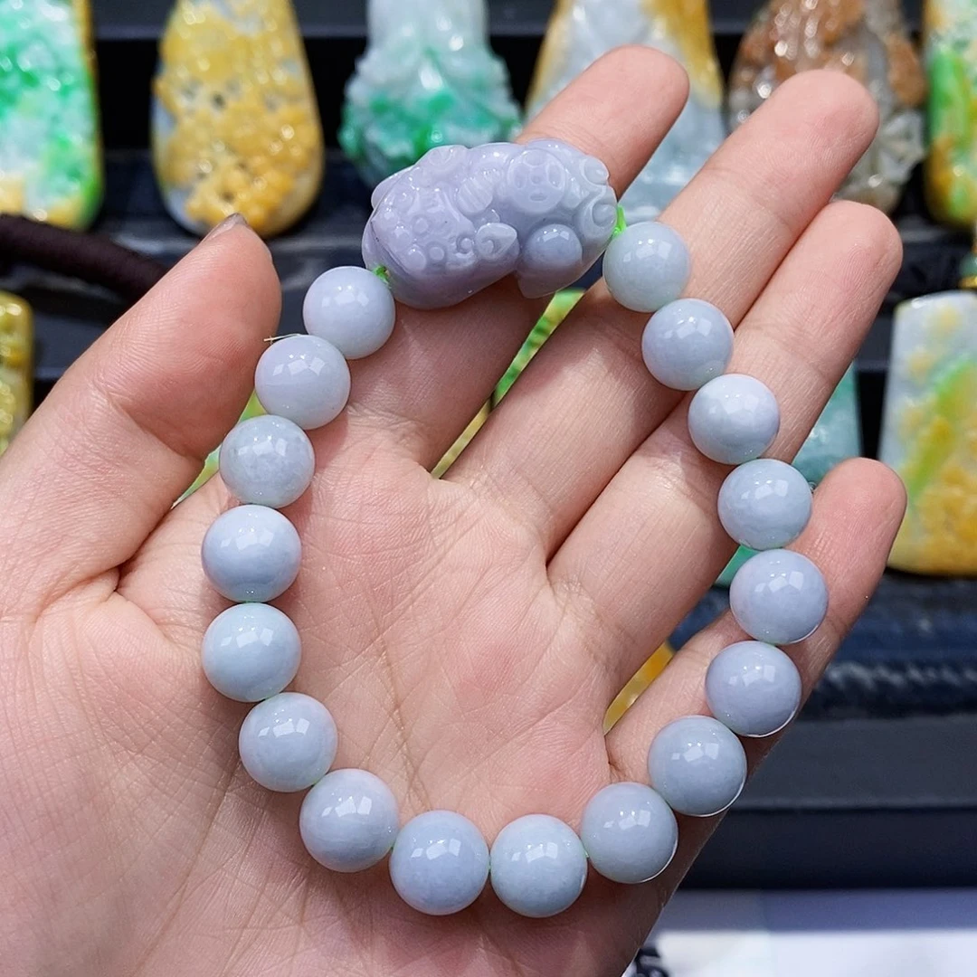 翡翠未镶嵌颈饰天然翡翠A货