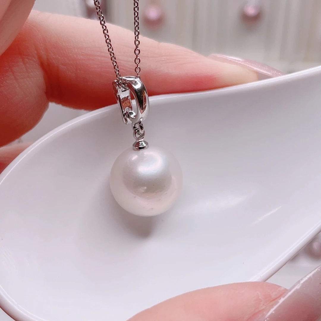 合金淡水珍珠吊坠(赠链)