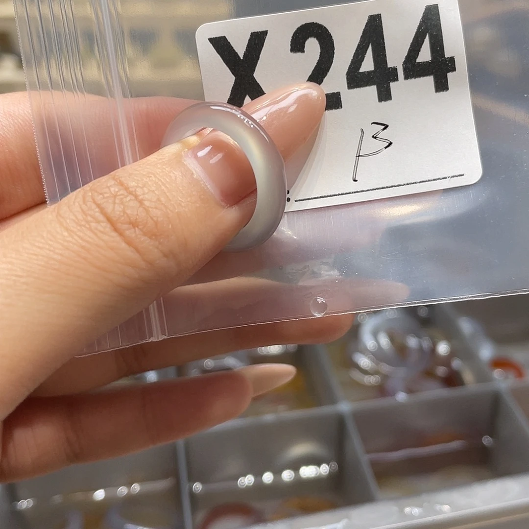 玛瑙/玉髓未镶嵌戒指244