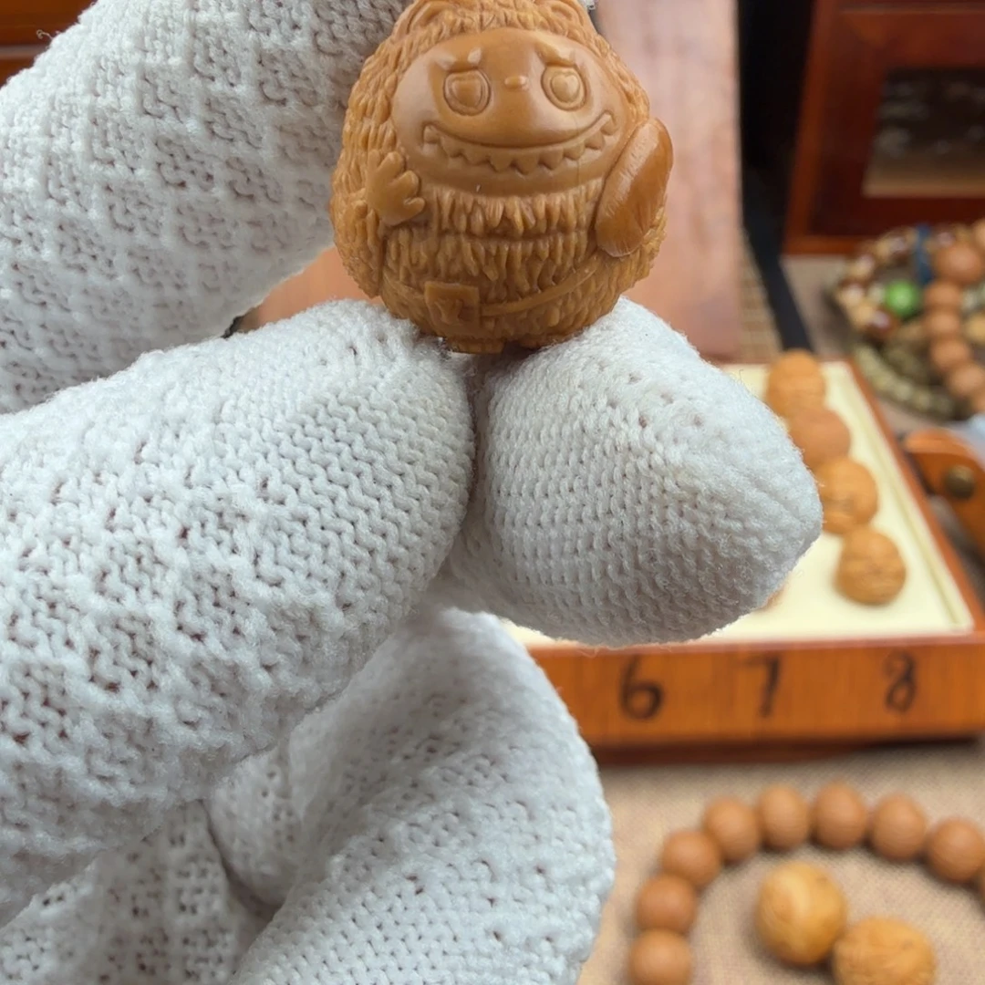 樂***.猴头核桃吊坠双12卡布布