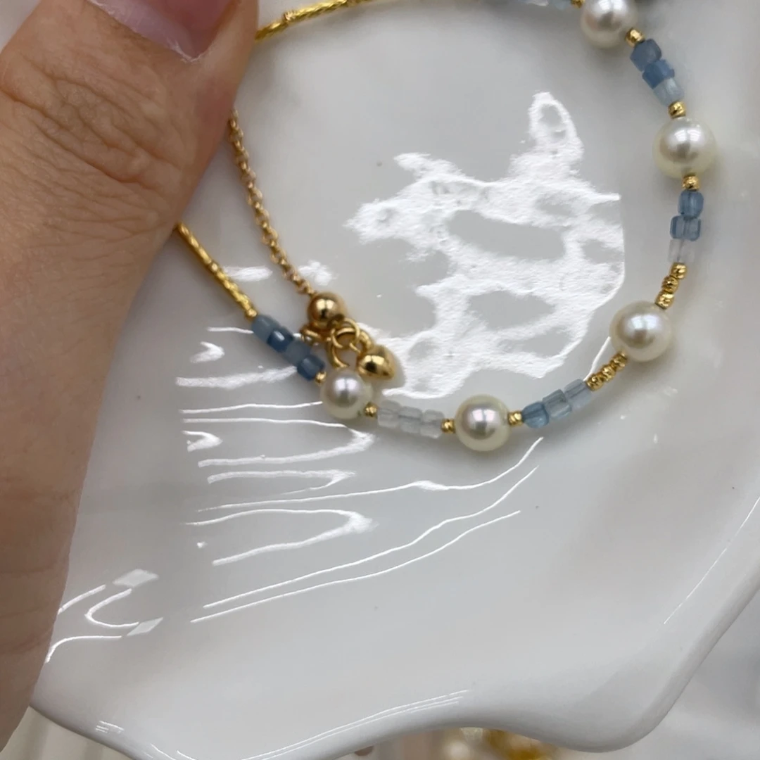 海水珍珠颈饰银S925镶嵌