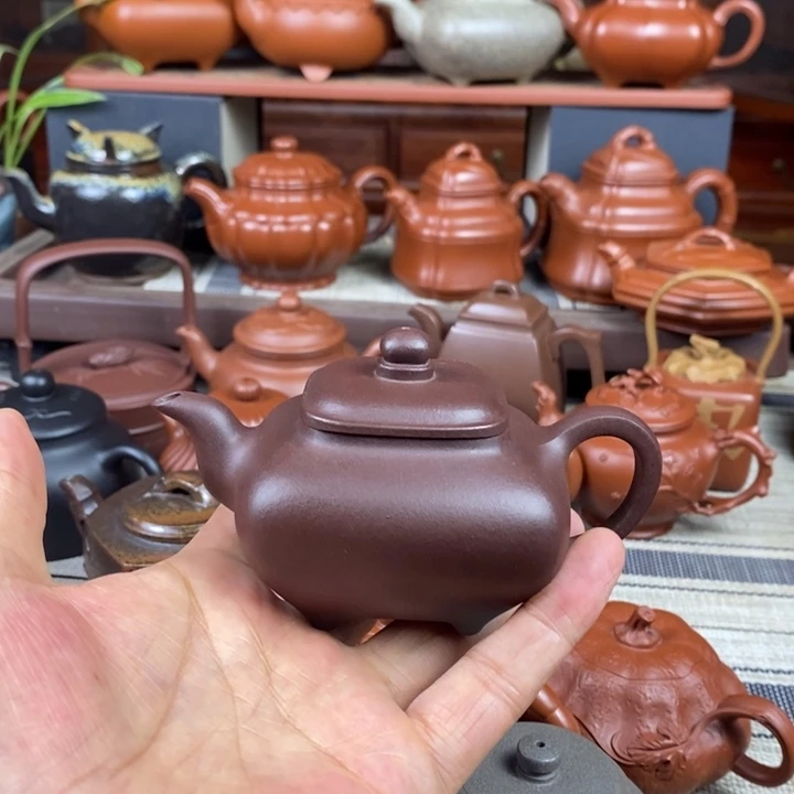 紫砂茶壶全手工传炉130-260cc原矿老紫泥特价