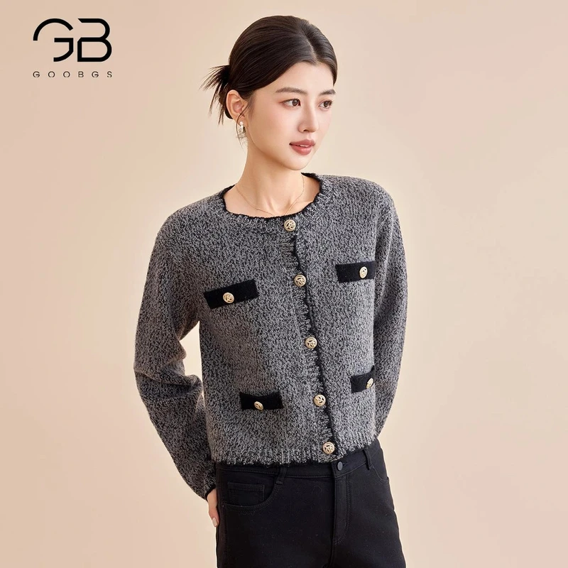 【丽姐甄选】G4471067-6小香风针织衫女